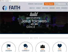 Tablet Screenshot of faithbibleonline.org
